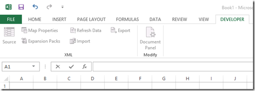 ExcelDeveloperToolbar